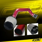 For 03-06 Honda Accord 2.4L 4cyl Red Cold Air Intake + Stainless Air Filter