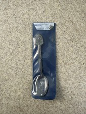 Vtg 1964 Worlds Fair VATICAN PAVILION Spoon Fine Norwegian Silver Plate Orig Pkg
