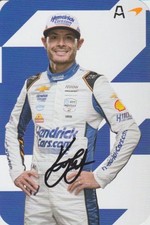 2025 Kyle Larson signed Arrow McLaren Indy 500 Indy Car Hero Card