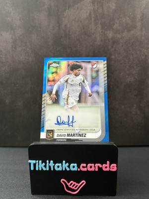David Martinez - Auto /150 - Topps Chrome MLS 2025-26 Los Angeles #CA-DM