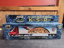 Vintage 1996 Matchbox Gold Collection King Size Rigs Pizza Hut Die Cast Model