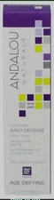 Andalou Naturals Ultra Sheer Daily Defense Facial Lotion with SPF 18