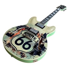 Grote Full Scale Electric Guitar Semi-Hollow Body Guitar Stainless Steel Frets