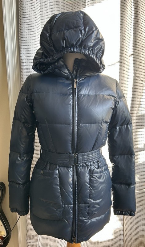 Add Junior Goose Down Navy Puffer Coat, 14 Yr . S.