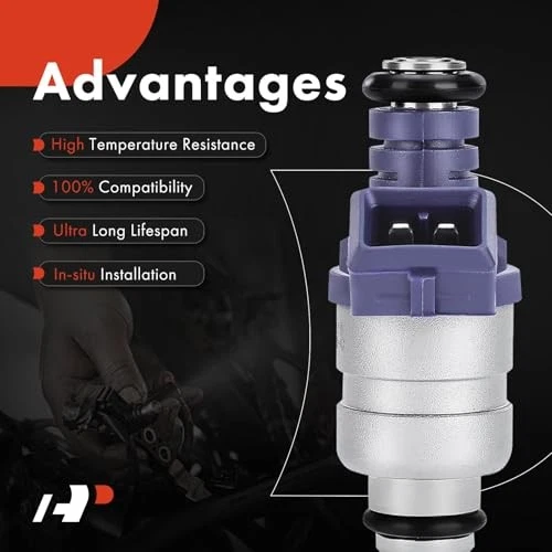 Fuel Injectors 13641439800 Replacement for BMW 330Ci 3.0L 2001–2004 Set of 6 - Изображение 4 из 4