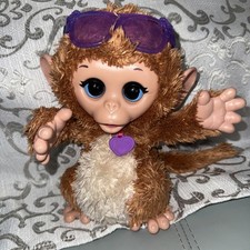 FurReal Friends Baby Cuddles My Giggly Monkey Pet Plush Hasbro - WORKS