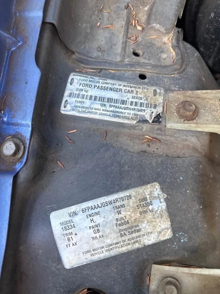 2004 Ford Falcon BA Fuel Tank Sender Unit XR6/Fairmont Non-Turbo #B886 - image 2 of 4