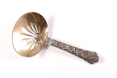 Löffel  Gorham 925 Silber Jugendstil  England Blumendekor Monogramm UB 73gr.
