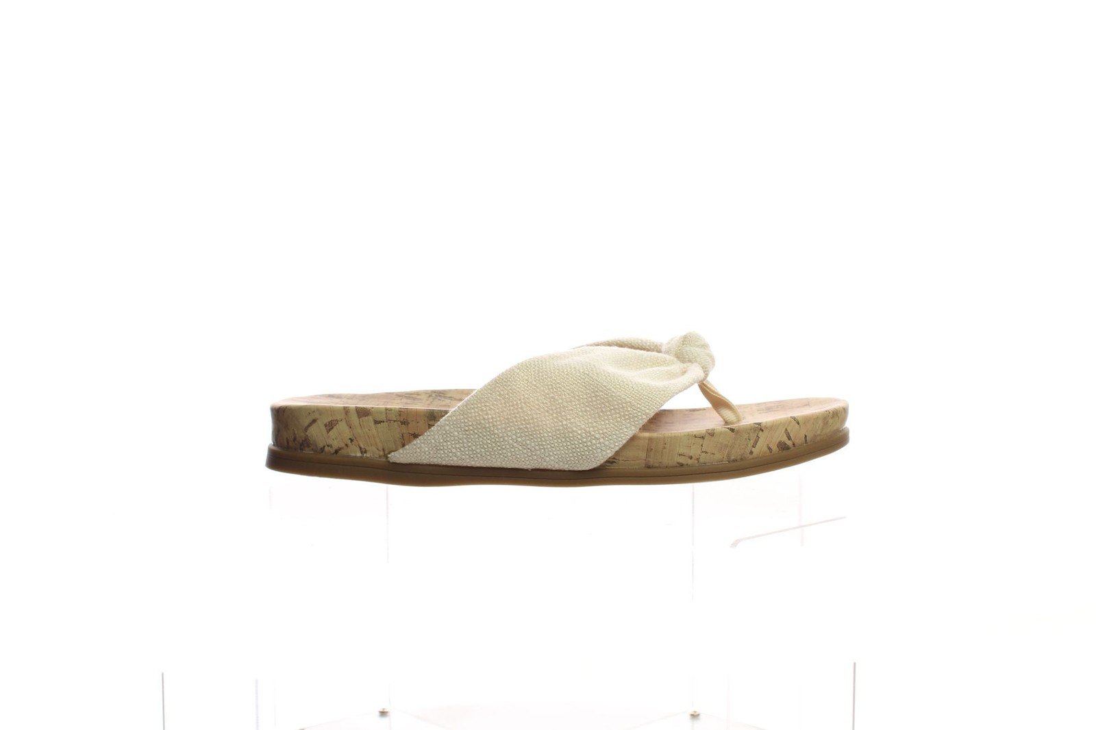 LifeStride Womens Happy Beige T-Strap Sandals Size 7.5