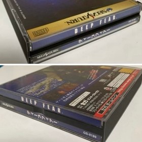 SEGA SATURN SS DEEP FEAR Japanese Horror Video Game Tested with Manual USED
