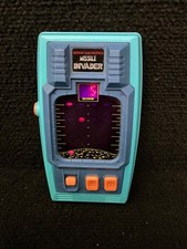 VINTAGE 1980'S BANDAI ELECTRONICS MISSILE INVADER GAME LSI PORTABLE WORKS 1