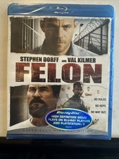 Felon (Blu-ray Disc, 2008, Stephen Dorff, Val Kilmer Sealed Ultra Rare OOP New Felon (Blu-ray Disc, 2008, Stephen Dorff, Val Kilmer Sealed Ultra Rare OOP New