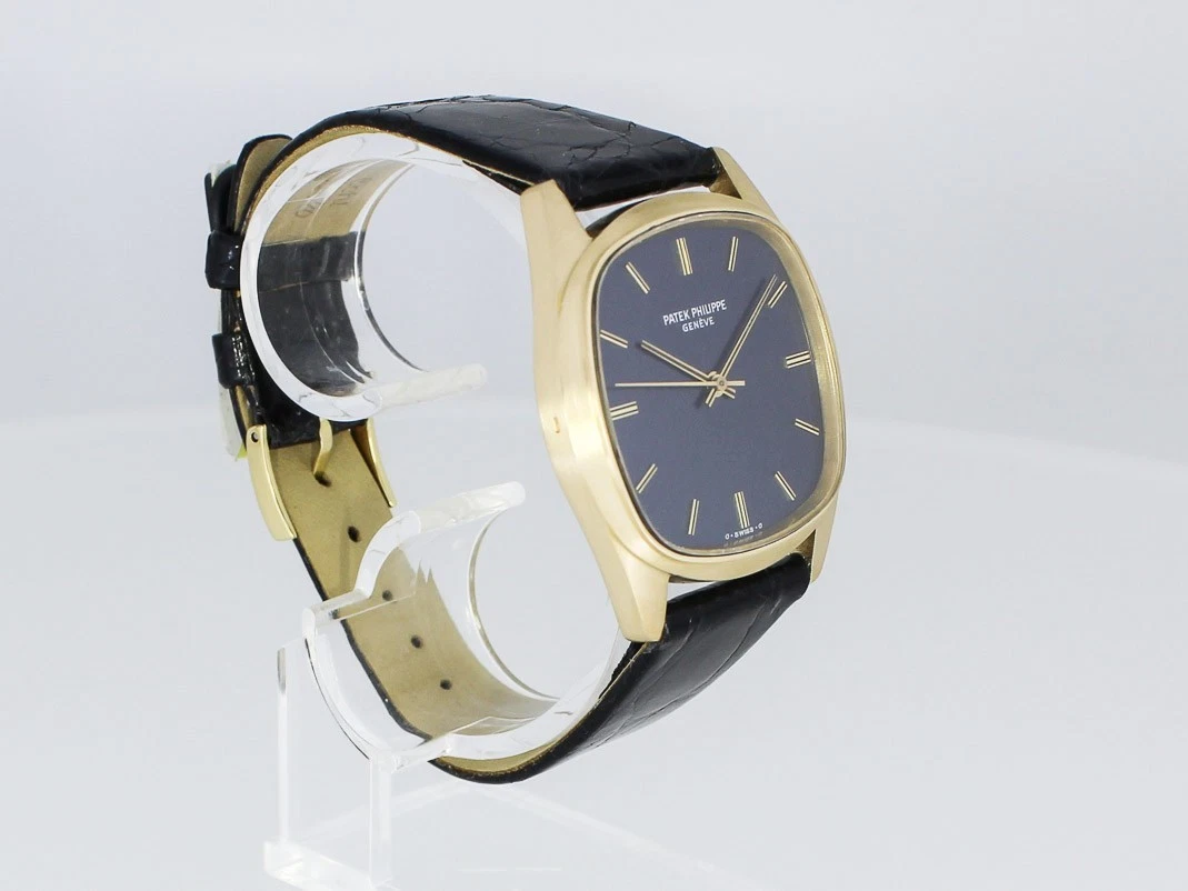 RELOJ PATEK PHILIPPE ELLIPSE D`OR AUTOMÁTICO JUMBO PANTALLA TV 3585 ESFERA AZUL SIGMA