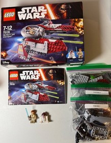 LEGO STAR WARS 75135 Obi-Wan Jedi Interceptor Complete Retired Set/Revenge Sith