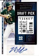 2020 Panini Contenders #DPT2-NL Nick Loftin Draft Pick Ticket 2