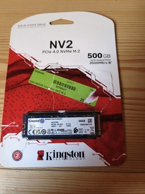 Kingston NV2 500GB M.2 NVMe Interne SSD (SNV2S/500G)