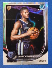 Cedric Coward 2025-26 Bowman Chrome Rookie #BVC-11 Lava Refractor #'d 164/399