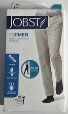 New Jobst For Men Medical Compression Stockings 20-30mmHg/Khaki/Medium/Knee CT