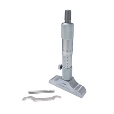New iCARBIDE 0-25 MM 0.01mm Depth Gauge Micrometer  USA SELL