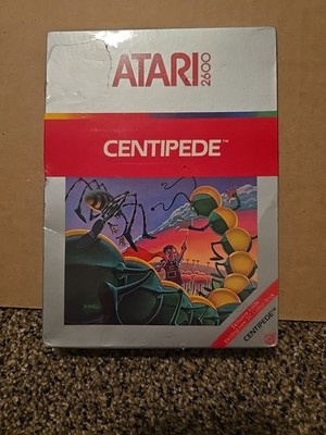 ATARI 2600 Sealed Centipede Video Game 1982 Red Stripe