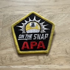 Patch APA American Poolplayers Pool 9 BALL ON THE SNAP BREAK Award Billiards