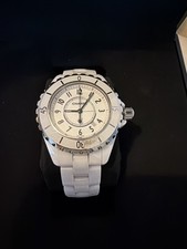 CHANEL J12 White Ceramic 33mm Watch Boxed With All Paperwork