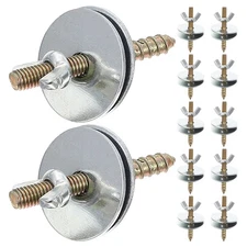  24 Sets Metal Screws for Birdcage’s Perch Hardware Fasteners Nut Kit