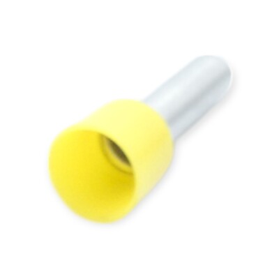 Klauke 47512 Aderendhülsen, isoliert 6,0 mm gelb, VPE 100 Stk.