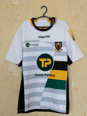 Northampton Saints 2016 2017 home away rugby shirt jersey Macron