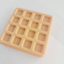Plastic Waffles Replacement Pretend Play Food
