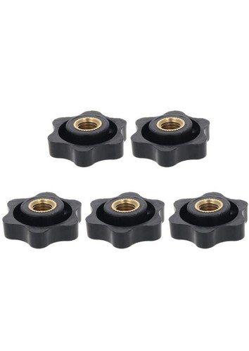 MroMax Clamping Handle Gripandles Screw Knobs Handgrips M8 Star Shaped - 5 Pack - Picture 2 of 2