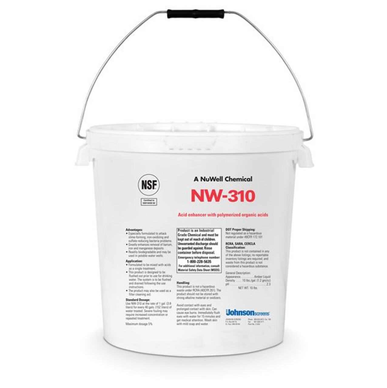 Clear Your Well! Nu-Well 310 Bioacid Dispersant - 1 Gallon Jar | eBay