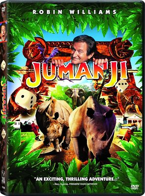Jumanji with Robin Williams (DVD)- You Can CHOOSE WITH OR WITHOUT A CASE