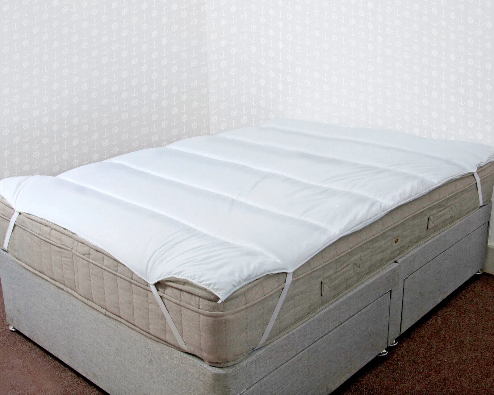 Microfibre Mattress Topper Bedding Protective Layer Hotel Quality Mattress Pads
