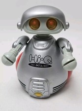 Hi-Q The Inteli-bot 1999 DY Toy Robot Silver Lights Sounds