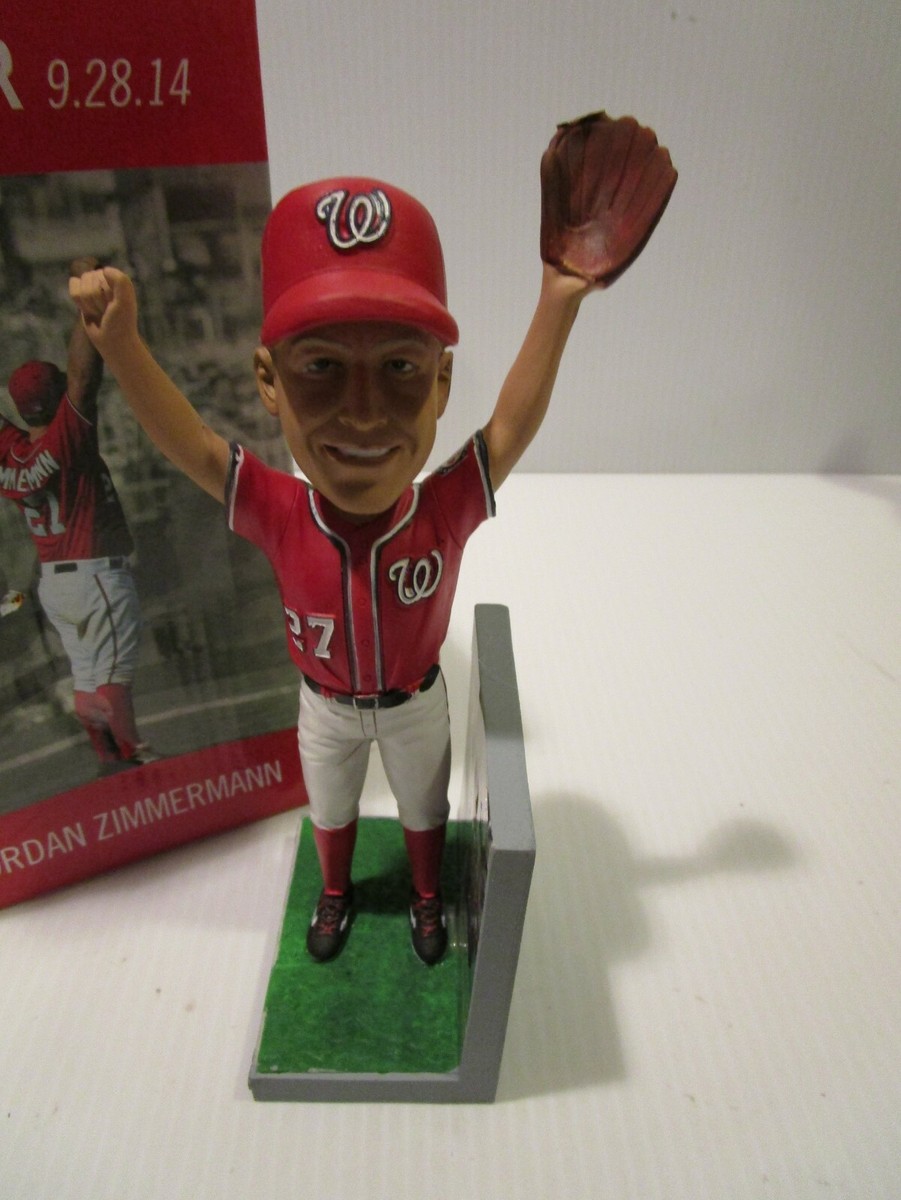 ジョーダン・ジマーマン ノーヒットノーラン ボブルヘッド ワシントンナショナルズ MLB Washington Nationals Jordan Zimmermann No Hitter Bobblehead | eBay