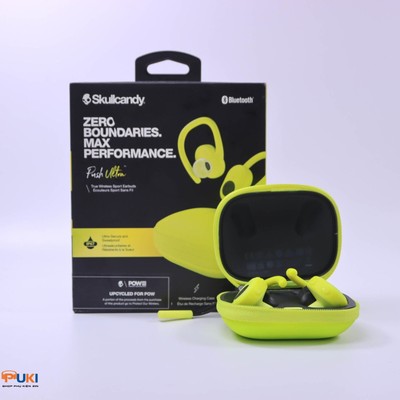 Skullcandy Push Ultra Wireless In-Ear-Kopfhörer Bluetooth Neongelb | Black