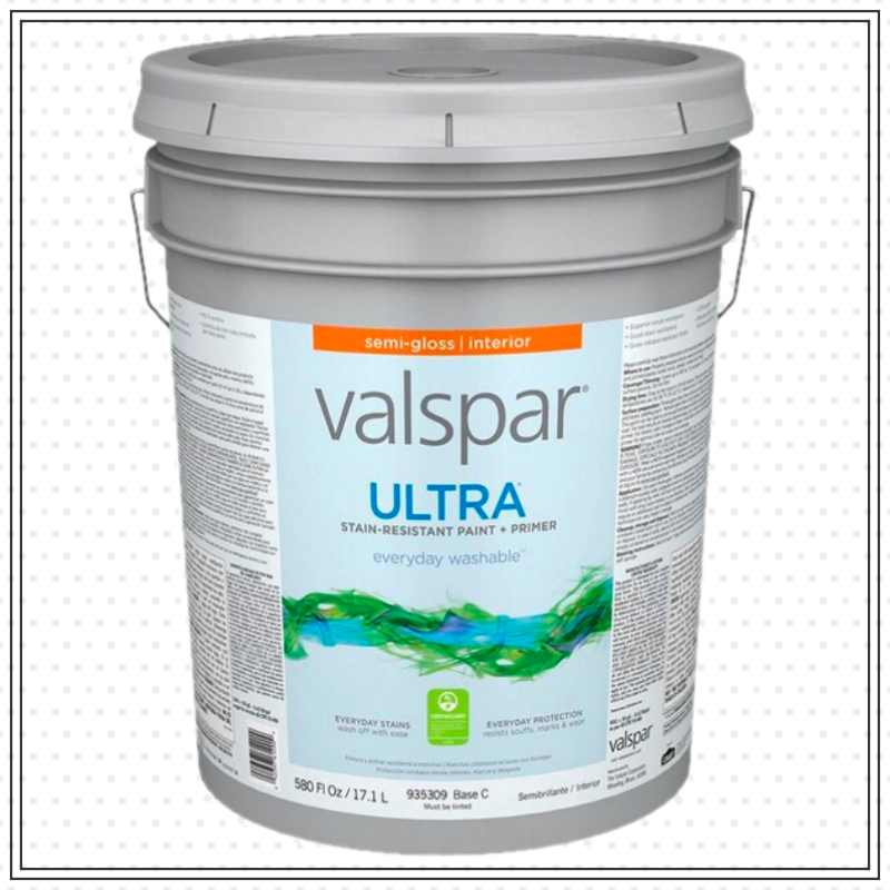 Valspar Ultra Interior Paint + Primer Semi Gloss Base C Stain Resistant
