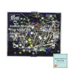 Prym Glass-headed Pins 20g in Box 30mm x 0.60mm, Fine Tip of Hardened Steel