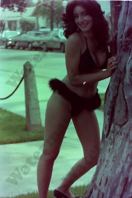 beach babe bikini pinup woman candid  35mm Negative  T9v8