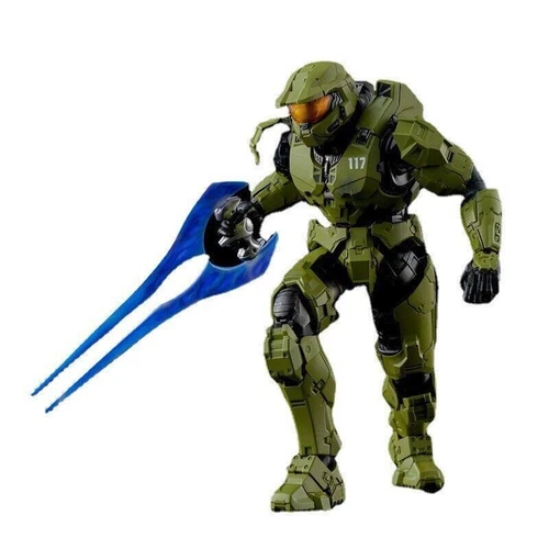 Halo Infinite Master Chief Action Figure Desktop Model Statue PVC Toy Props - Picture 5 of 8