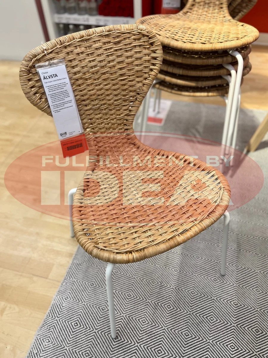Rattan dining outlet chairs ikea