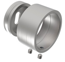 Edelstahl Wandanschluss Ø42,4mm Wandanker Wandanschluß Adapter Rohr Geländer