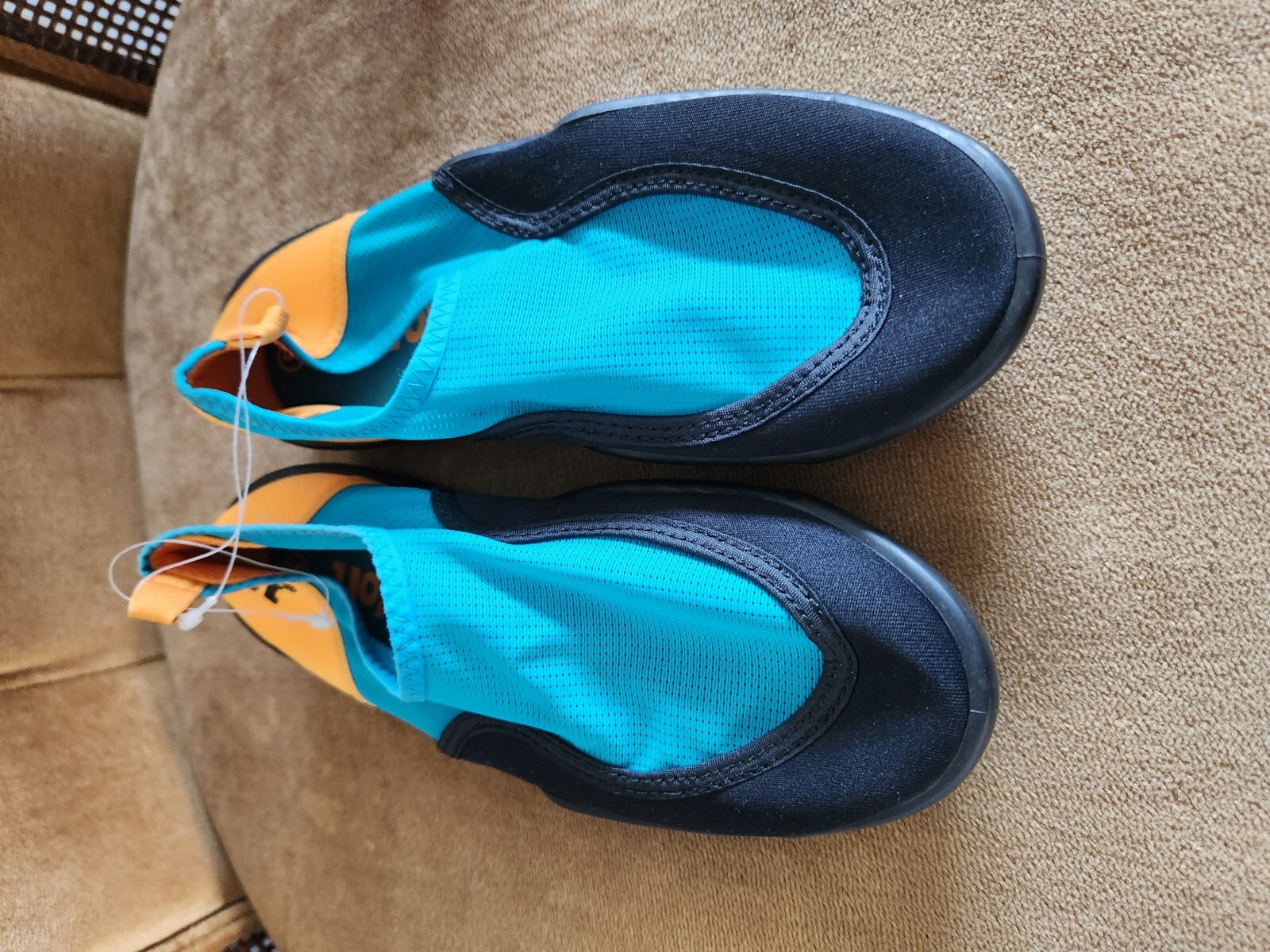 Vintage VOIT Water Shoes Aquasport Retro Volleyball Beach Blue/Orange SZ 5 NWOB eBay