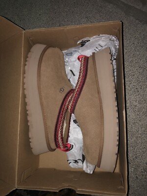 ugg tazz platform women 8 chestnut
