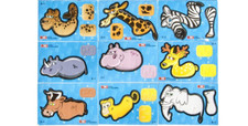 8 x kleines 3 D Puzzle  Mitgebsel Kindergebur...