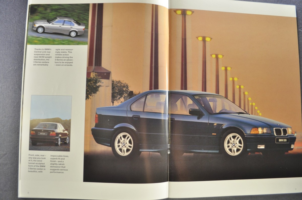 1998 BMW 3-Series Sedan 32pg Brochure 318i 328i Excellent Original