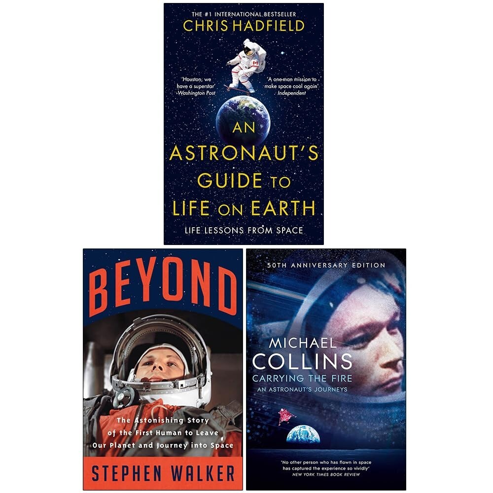 Carrying the Fire,An Astronaut's Guide to Life on Earth, Beyond (HB) 3 Books Set