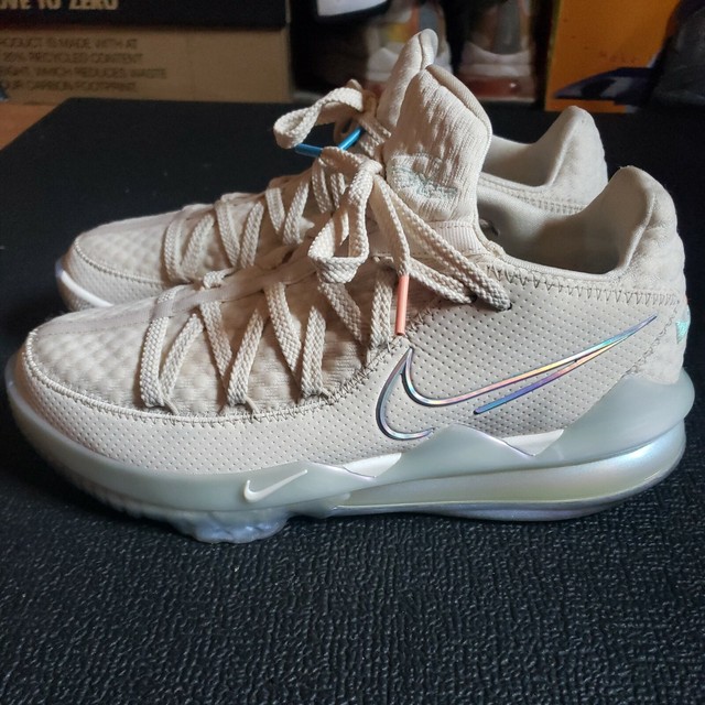 Size 9 - Nike LeBron 17 Low Light Cream 2020 for sale online | eBay