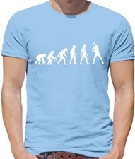 Evolution of Man Baseball - Mens T-Shirt - Base Ball Player Bat Love